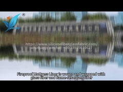 Mattress Liner White Knitted Stretch Fireproof Cover