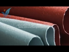 Aging Resistant Silicone Fiberglass Fabric Fireproof Barrier Material